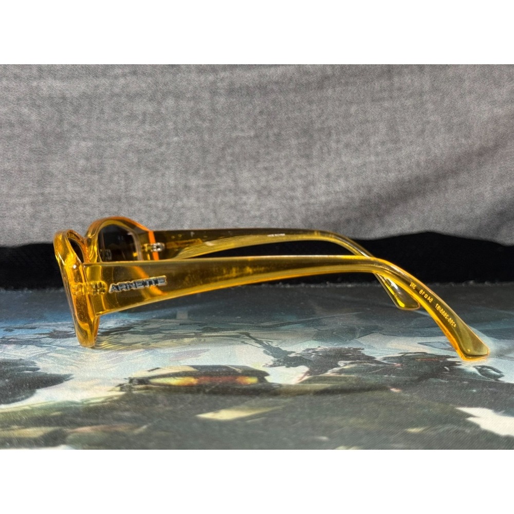 Arnette Lizard 4266-2655/87 Unisex Yellow Full Rim Eyeglasses Frame 54-18-145 - Picture 11 of 16